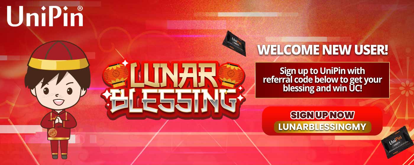 🌙✨ Lunar Blessing Malaysia: Unlock UC Creds With UniPin's Exclusive Event! (MY) 🌟🎮